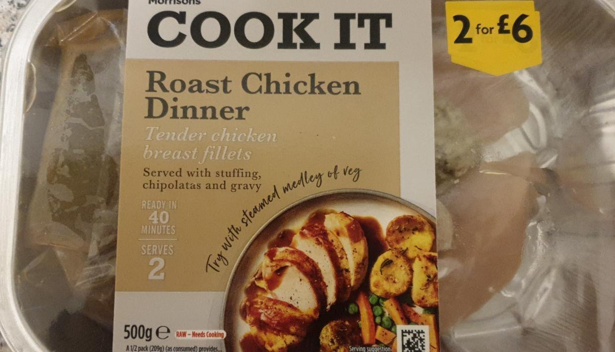 Fotografie - Cook It Roast chicken Dinner Morrisons