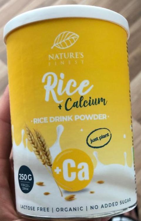 Fotografie - Bio Rice Drink Powder + Calcium Nature's finest