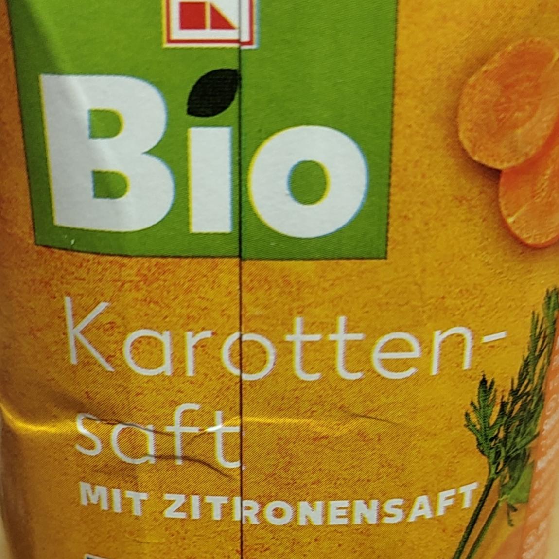 Fotografie - Karottensaft mit Zitronensaft K-Bio