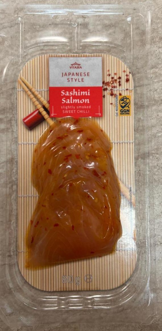 Fotografie - Japanese Style Sashimi Salmon sweet chili Vitasia