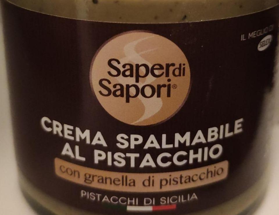 Fotografie - Crema spalmabile al pistachio Saper di Sapori