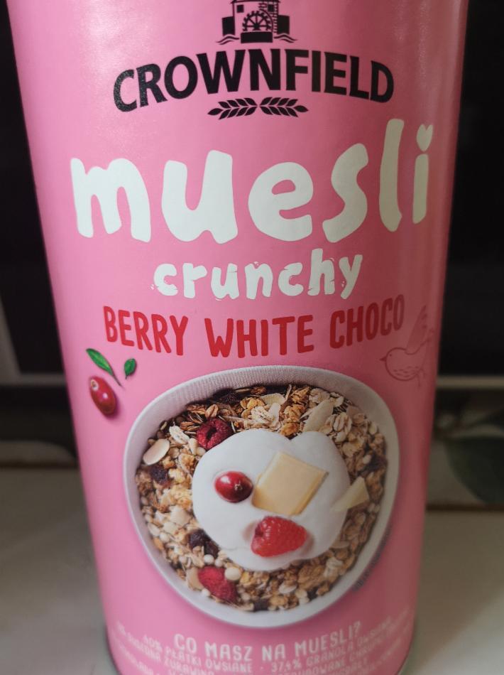 Fotografie - Muesli crunchy Berry White Choco Crownfield