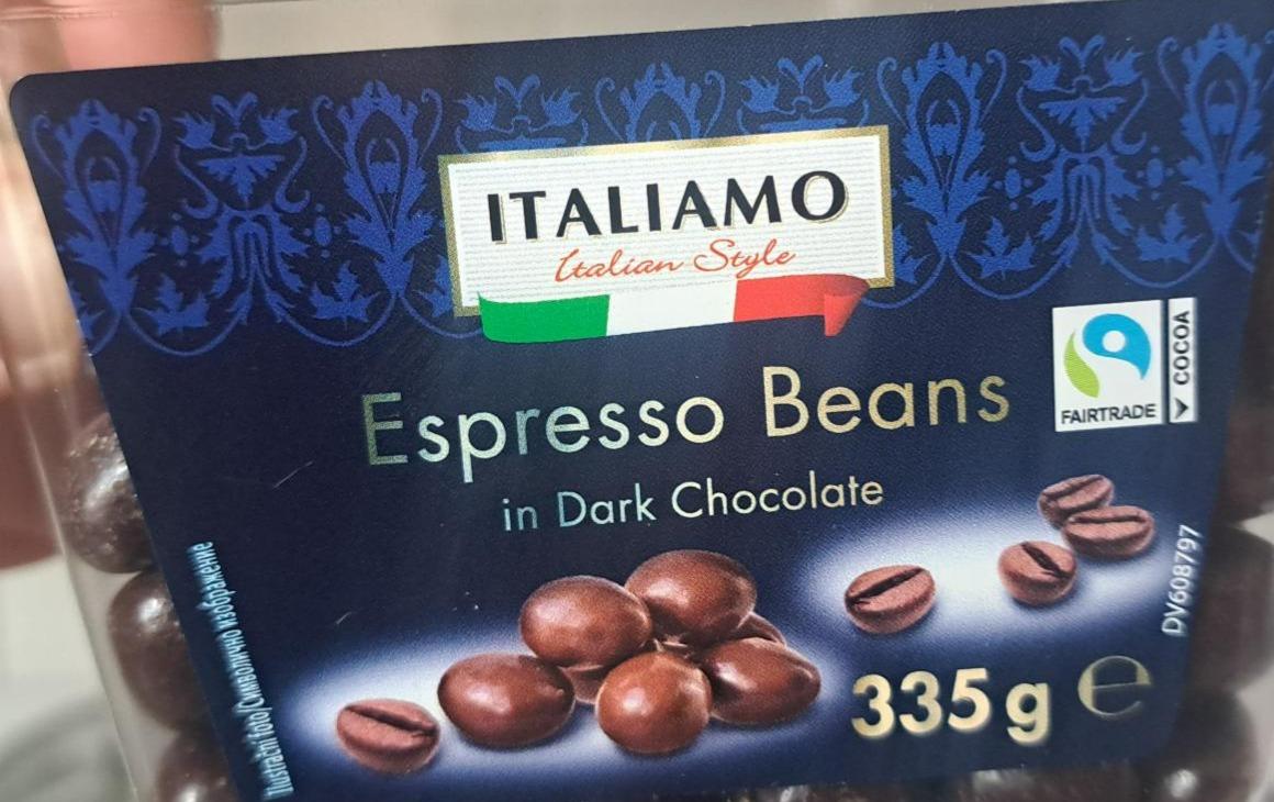 Fotografie - Espresso Beans in Dark Chocolate Italiamo