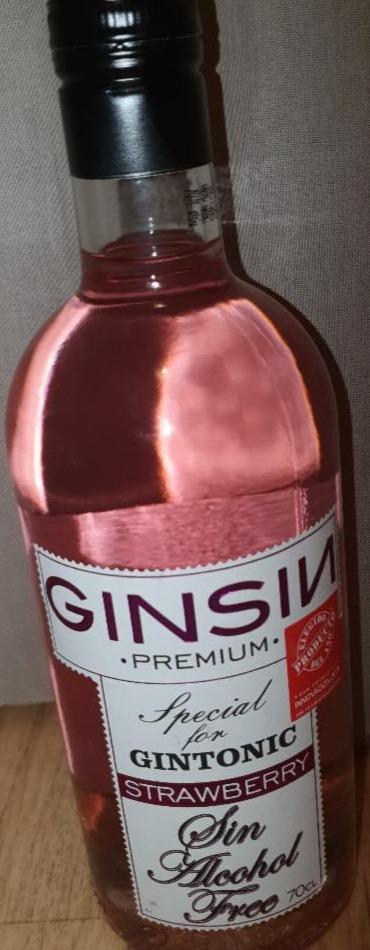 Fotografie - Ginsin Premium Strawberry Alcohol Free