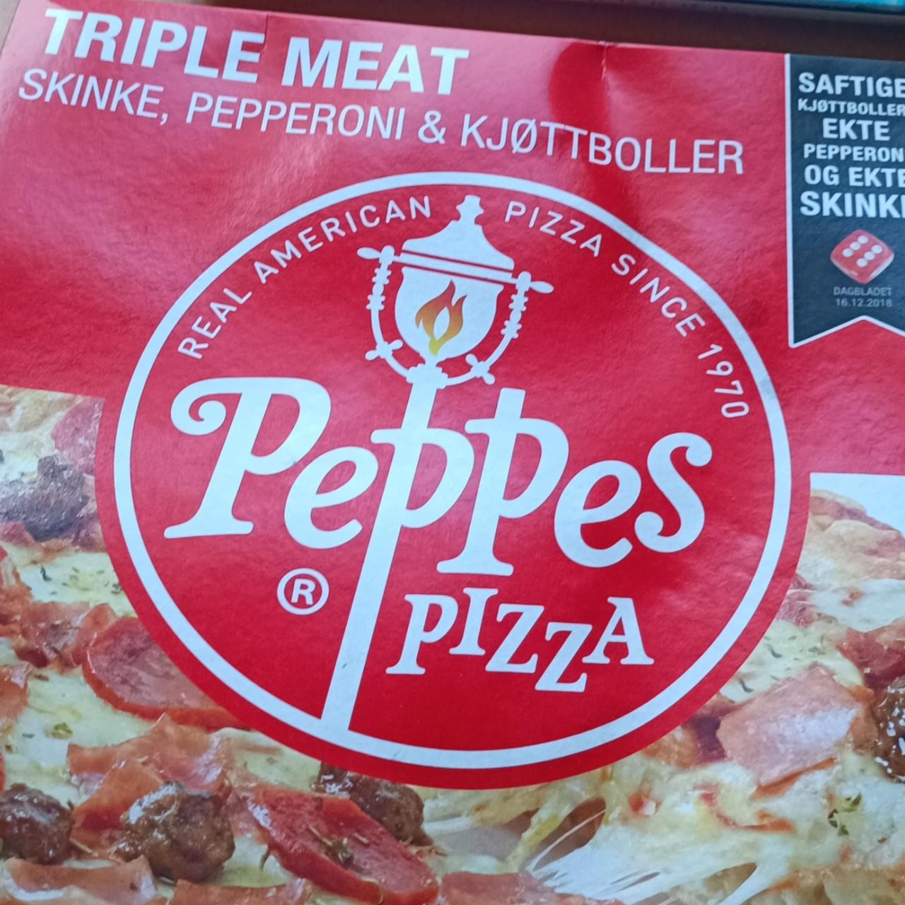 Fotografie - Triple Meat Peppes Pizza