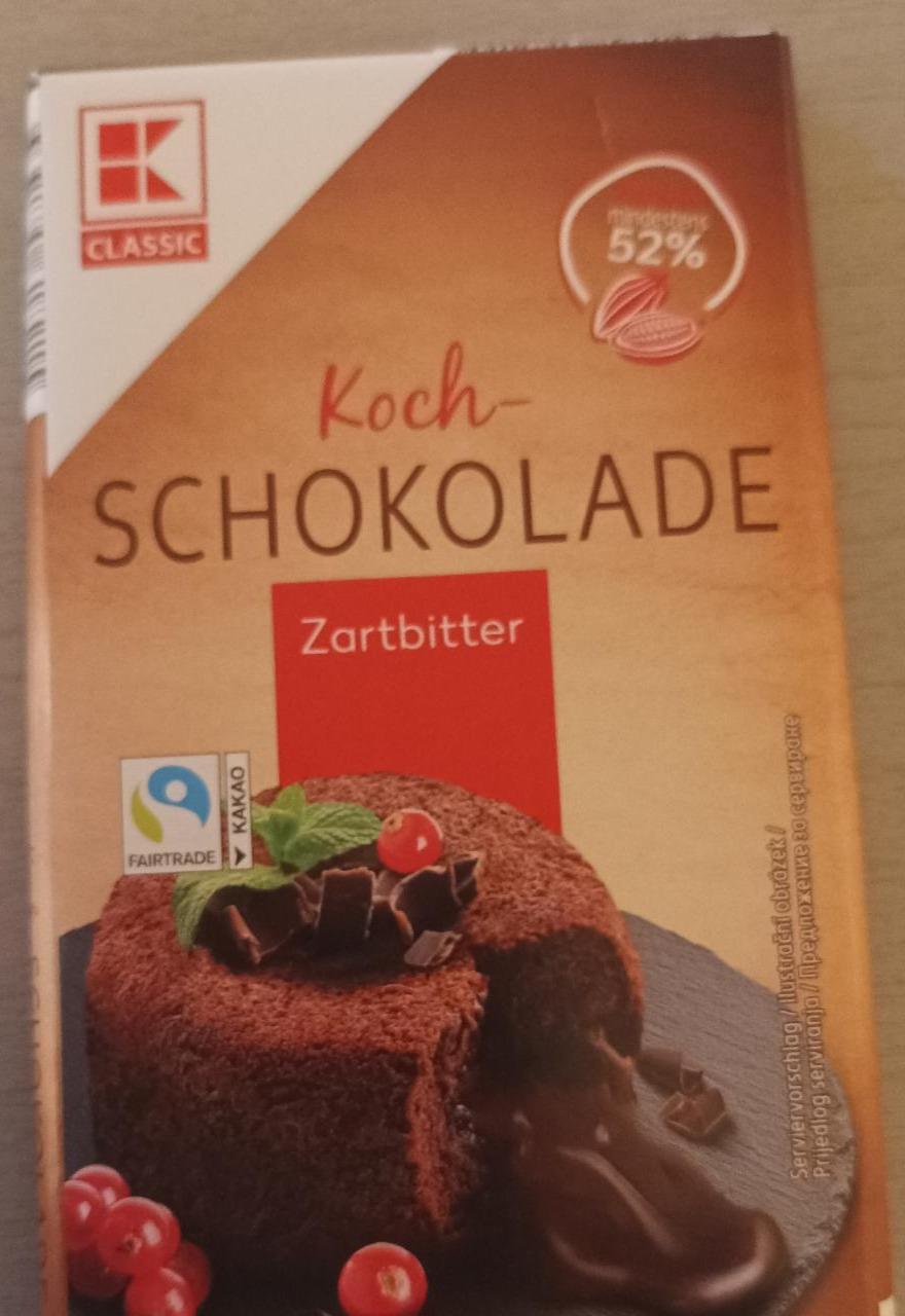 Fotografie - Koch-Schokolade Zartbitter 52% K-Classic