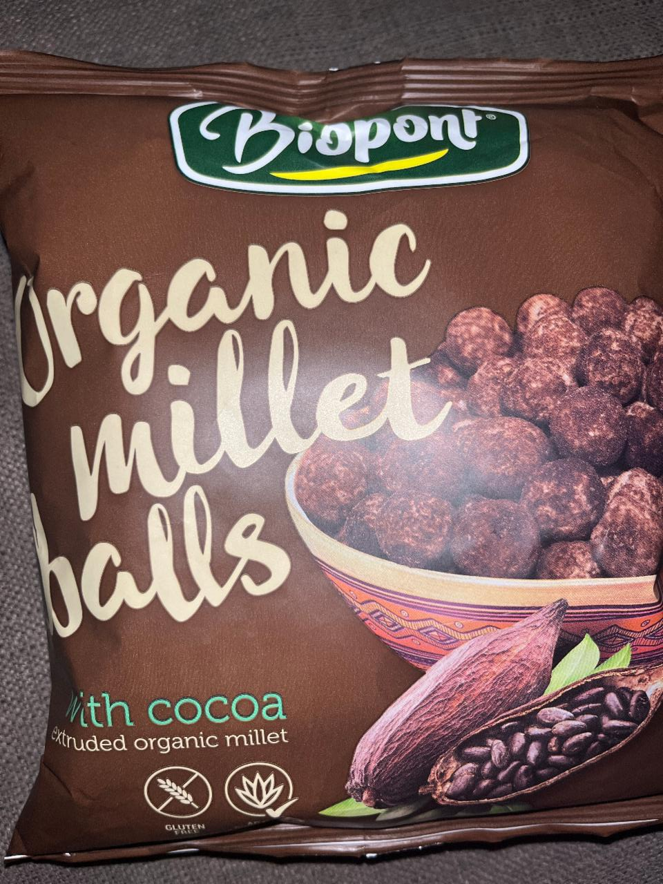 Fotografie - Organic Millet Balls with Cocoa Biopont