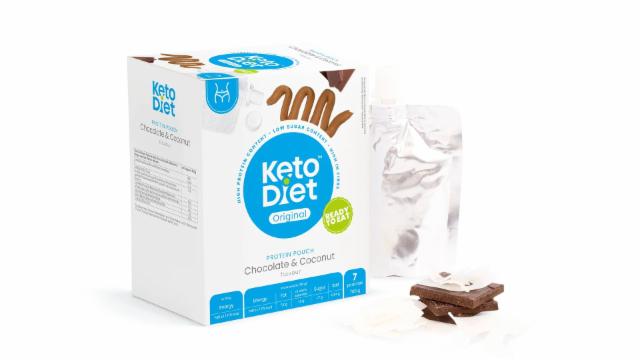 Fotografie - Proteinová kapsička příchuť čokoláda a kokos KetoDiet
