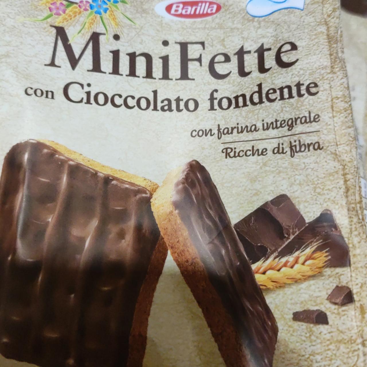 Fotografie - MiniFette con Cioccolato fondente Mulino Bianco