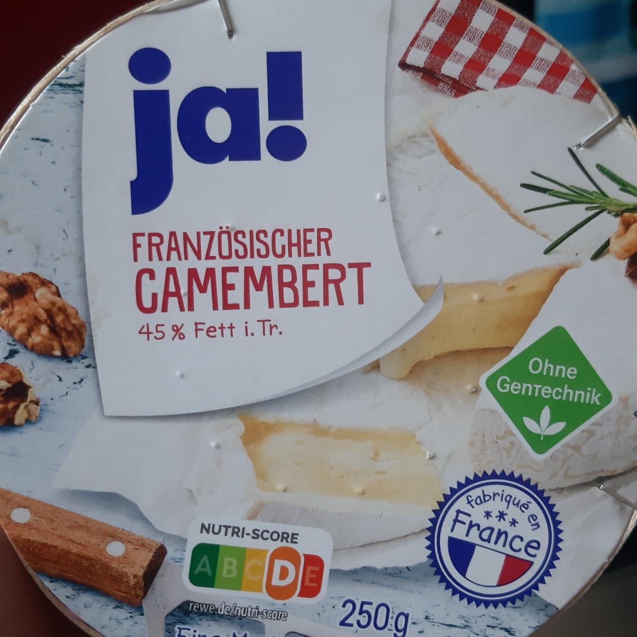 Fotografie - Ja! Camembert 45% Fett i. Tr.