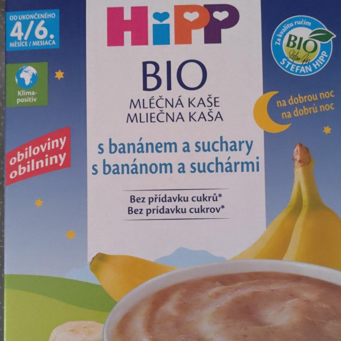 Fotografie - BioMmléčná kaše s banánem a suchary Hipp