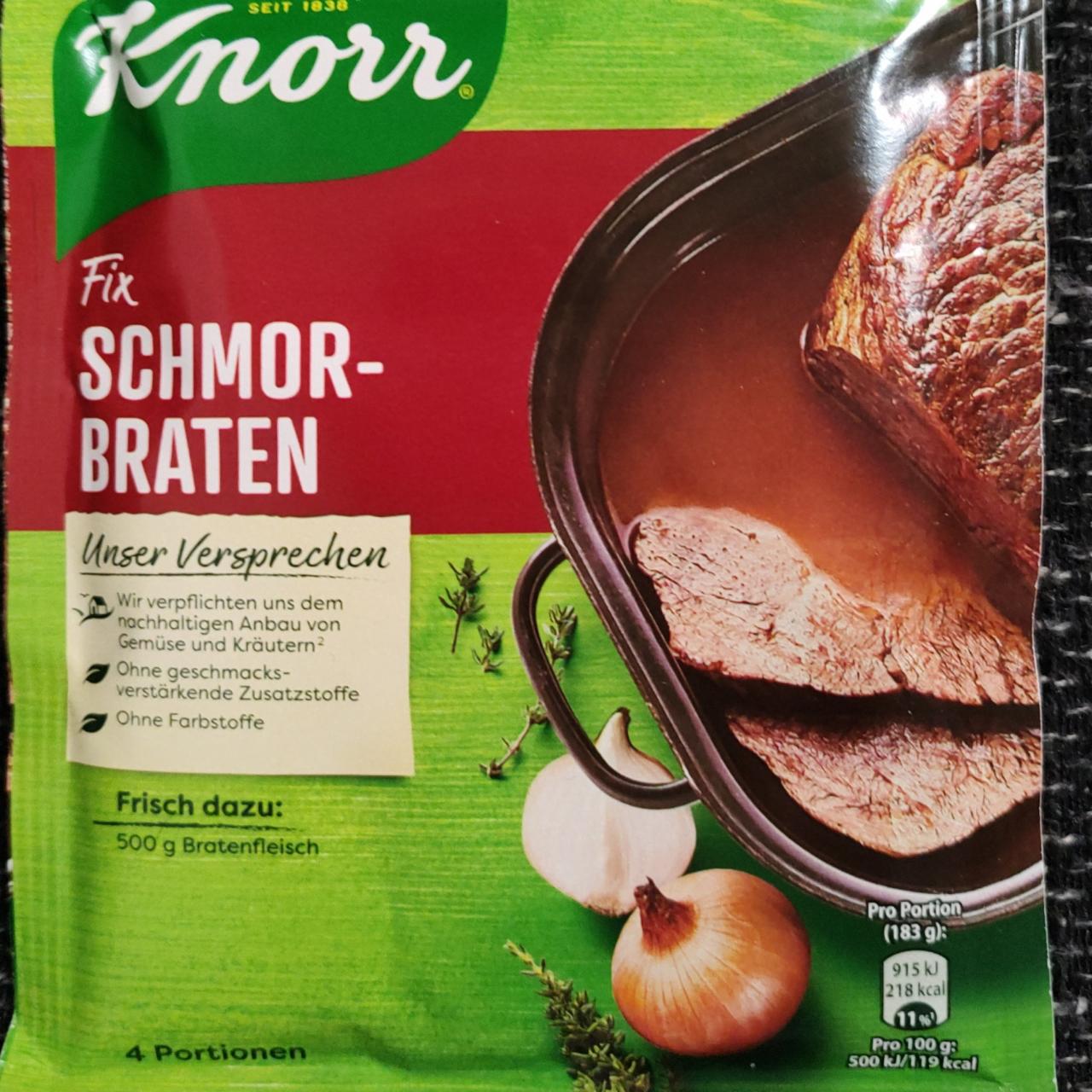 Fotografie - Fix Schmorbraten Knorr
