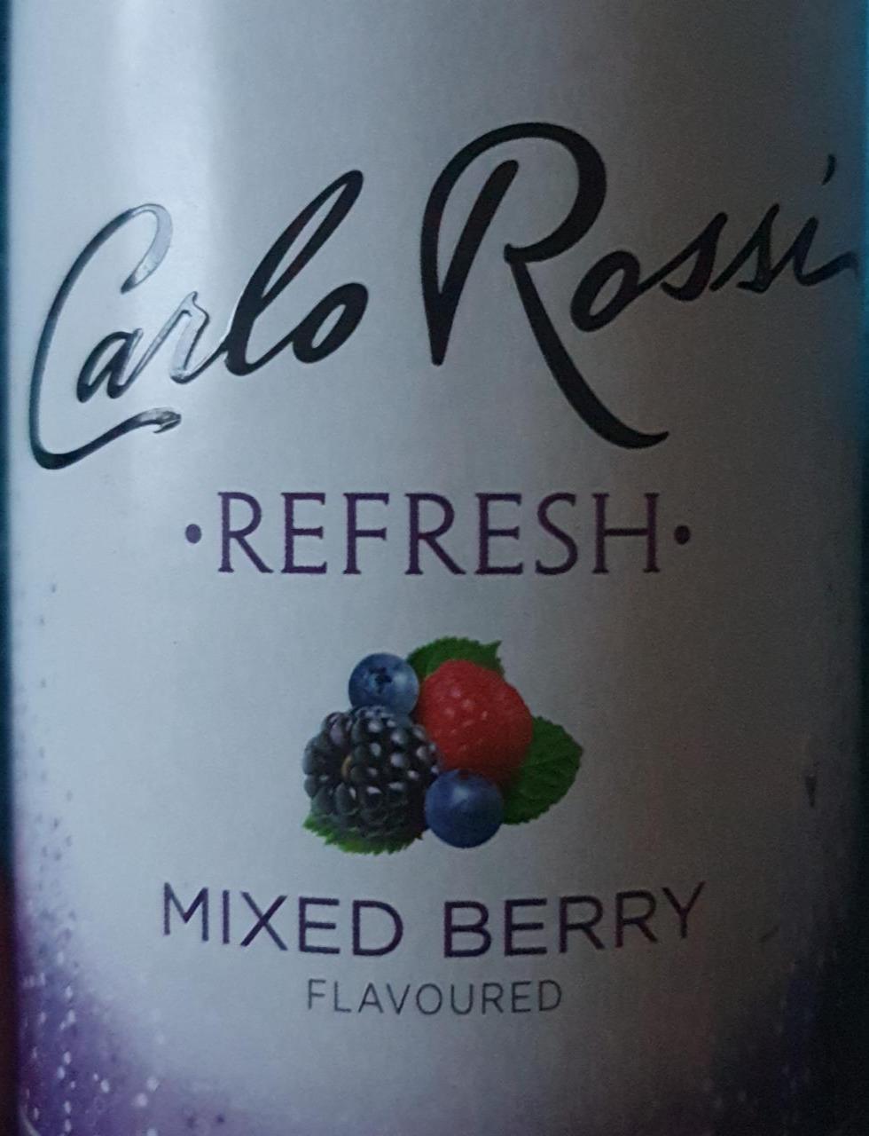 Fotografie - Refresh mixet Berry flavoured Carlo Rossi