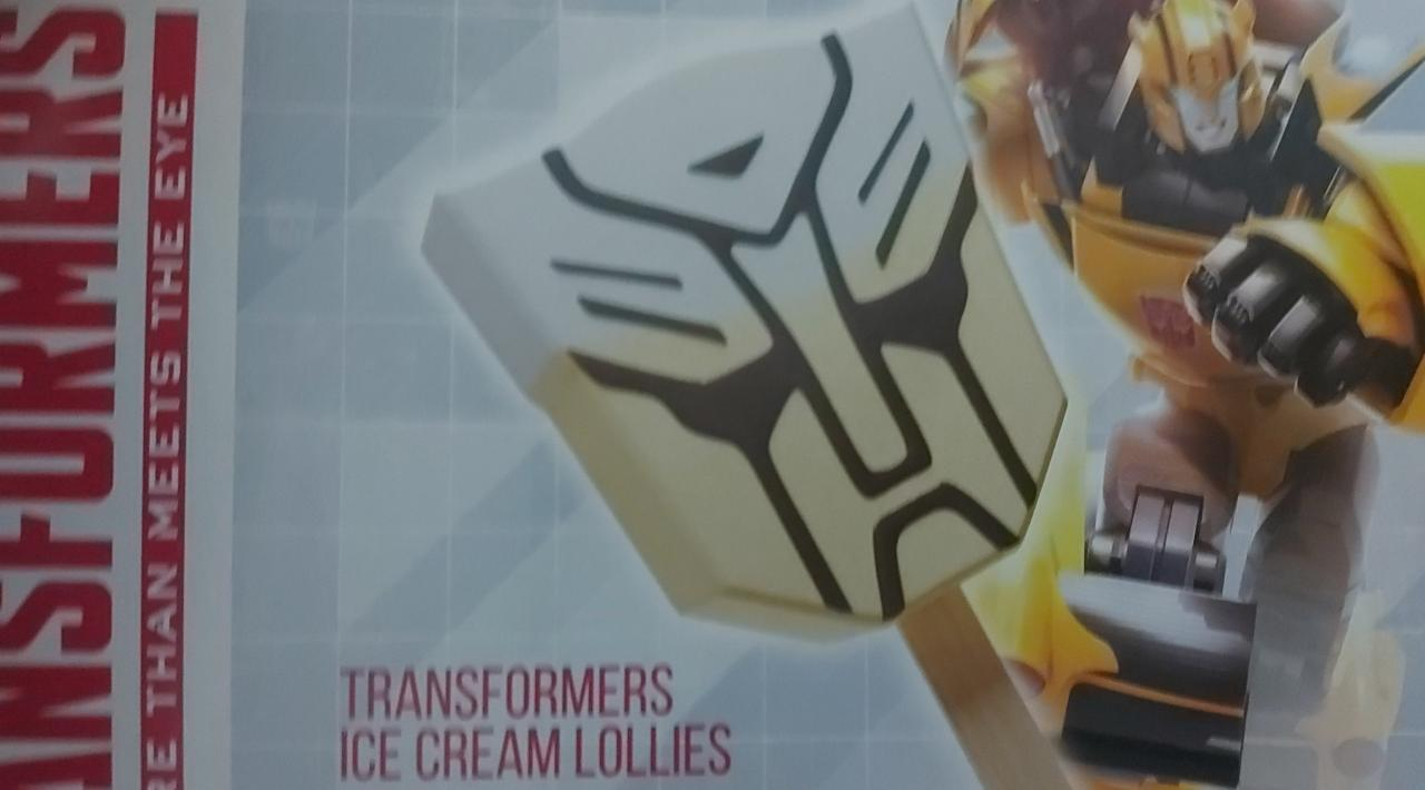 Fotografie - Transformers Ice Cream Lollies