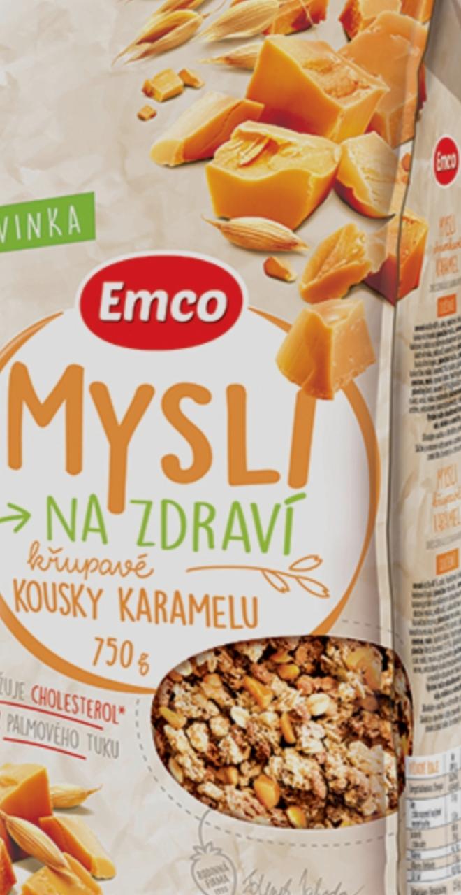 Fotografie - müsli křupavé kousky karamelu Emco