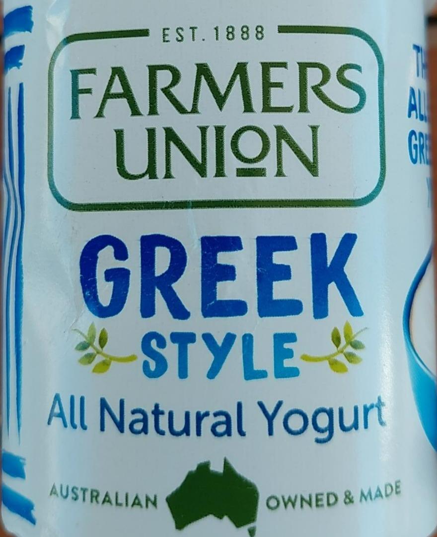 Fotografie - Greek style All Natural Yogurt Farmers Union