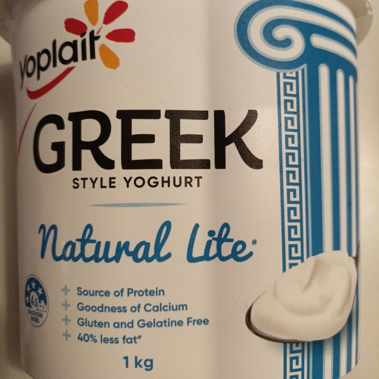 Fotografie - Greek Style Yoghurt Natural Lite Yoplait