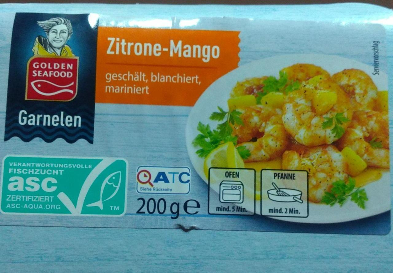 Fotografie - Garnelen Zitrone-Mango Golden seafood