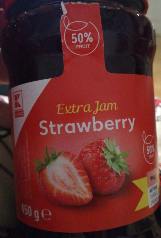 Fotografie - Extra Jam Strawberry 50% K-Classic