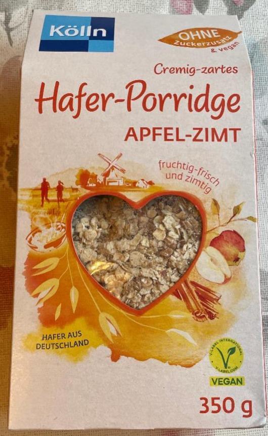 Fotografie - Hafer-Porridge Apfel-Zimt Kölln
