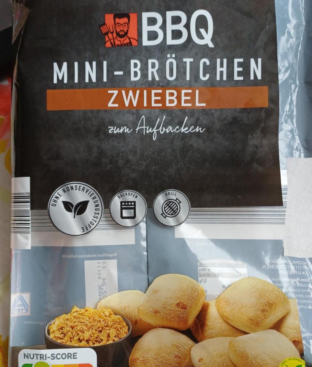 Fotografie - Mini Brötchen Zwiebel BBQ