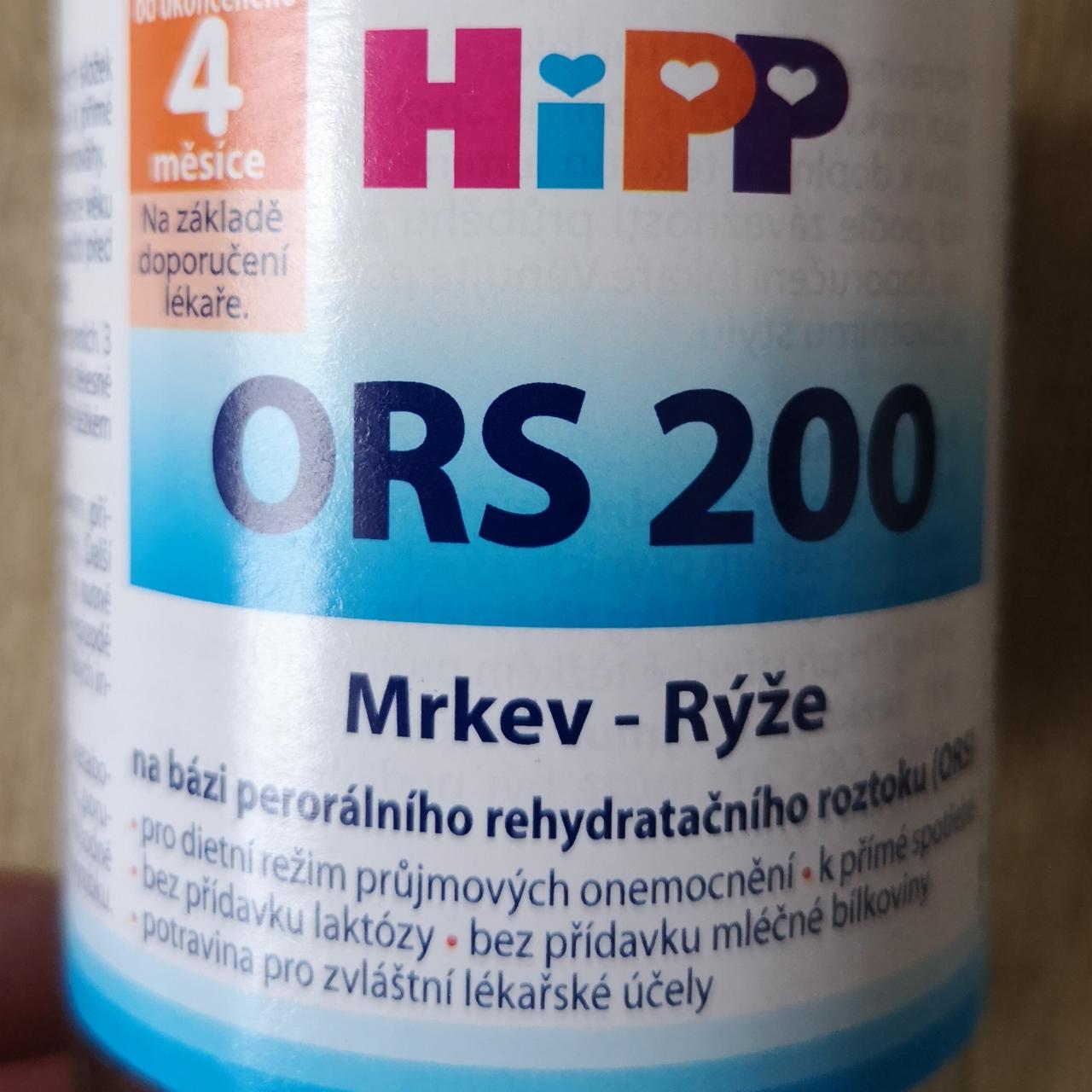 Fotografie - ORS 200 Mrkev-Rýže Hipp