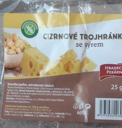 Fotografie - Cizrnové trojhránky se sýrem Hradecká pekárna