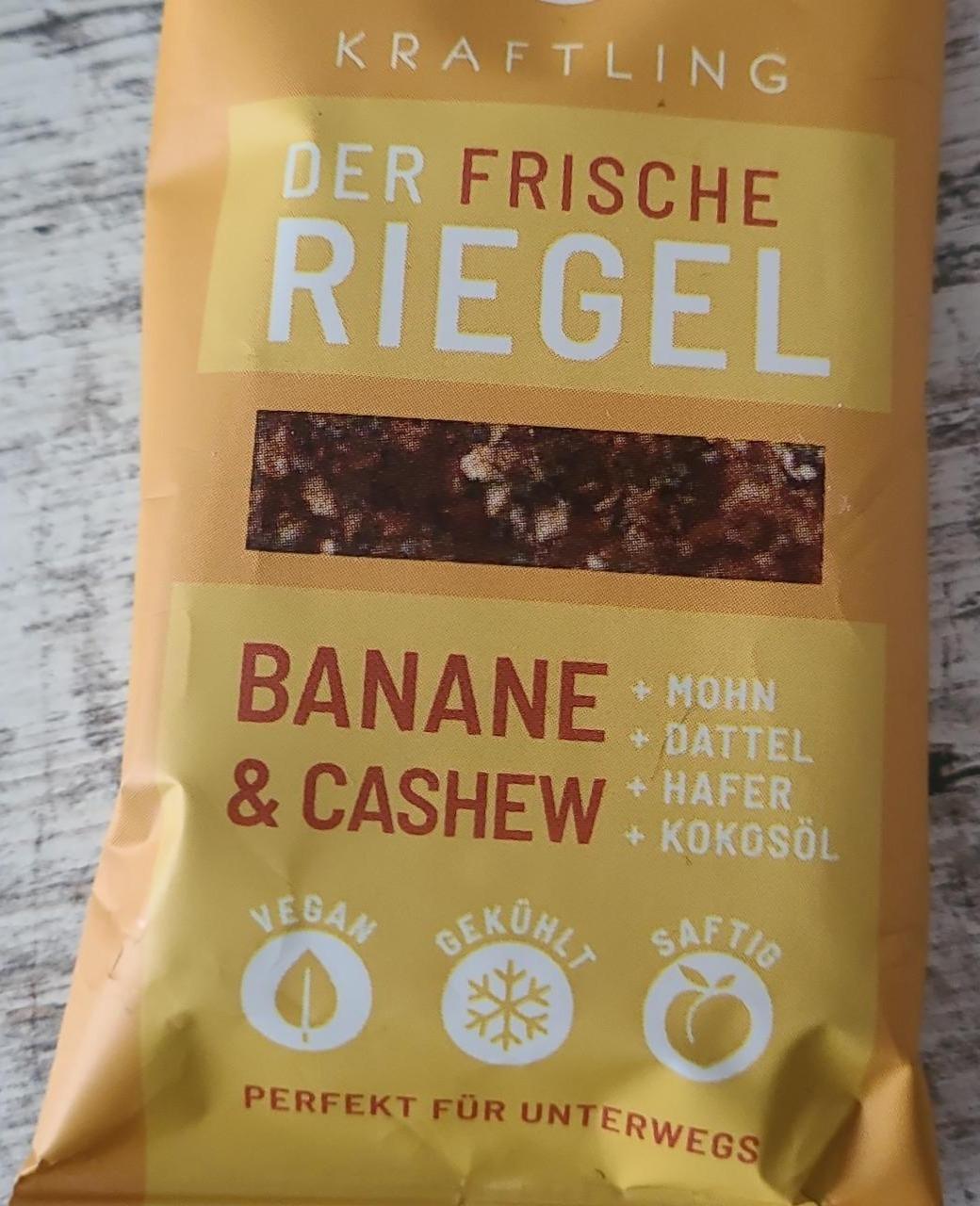Fotografie - Der Frische Riegel Banane & Cashew Kraftling