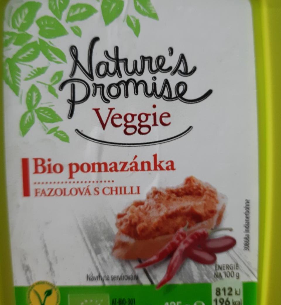 Fotografie - Veggie Bio Pomazánka Fazolová s chilli Nature's Promise