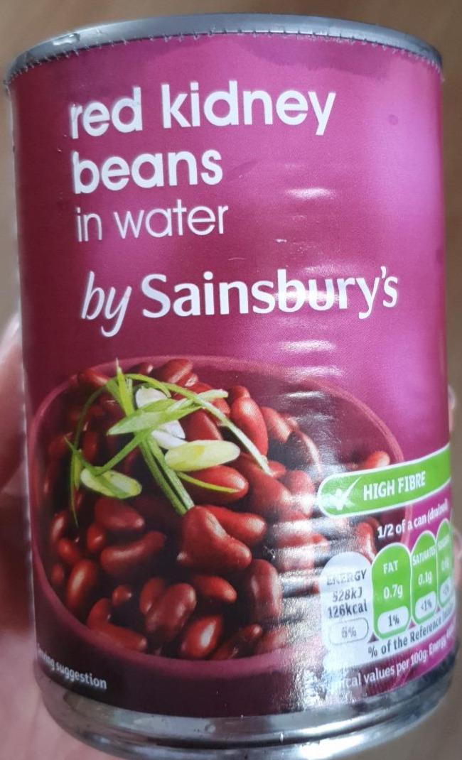 Fotografie - Red Kidney Beans in water Sainsbury's