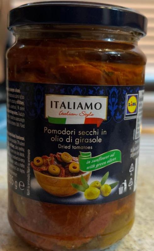 Fotografie - Sušená rajčata s Olivami ve slunecnicovom oleji Italiamo