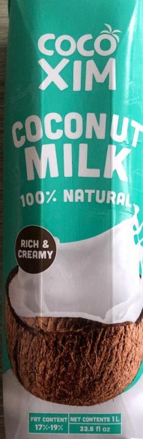 Fotografie - Coconut milk 100% natural COCOxim