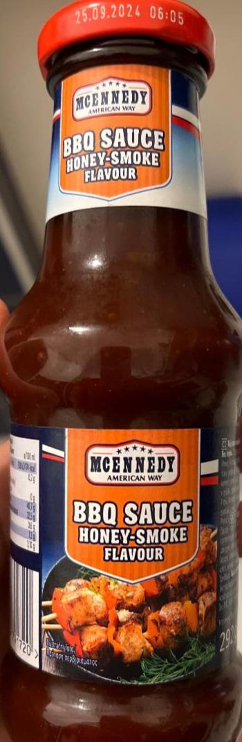 Fotografie - BBQ Sauce honey-smoke flavour McEnnedy American Way