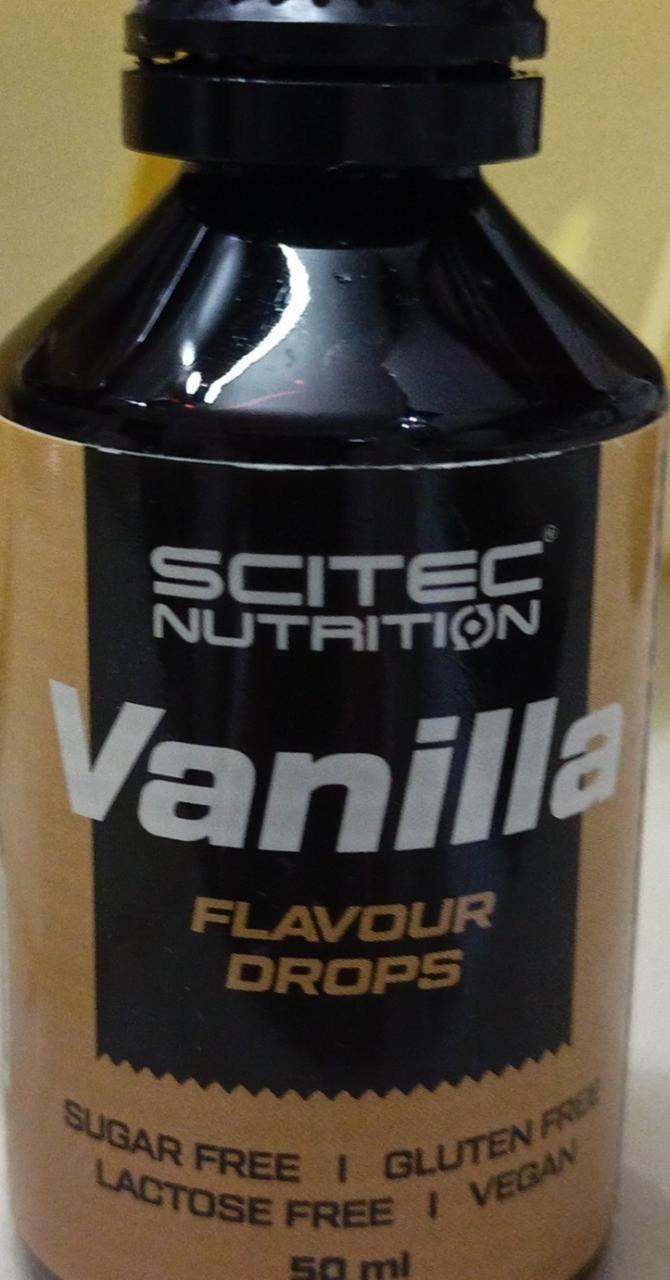 Fotografie - flavour drops Vanilla Scitec Nutrition