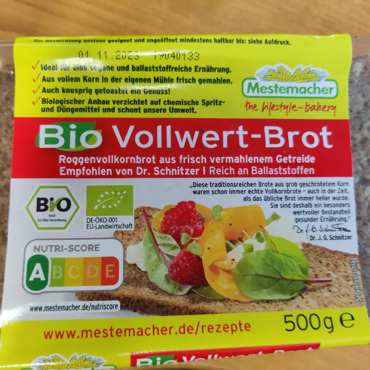 Fotografie - Bio Vollwert-Brot Mestemacher