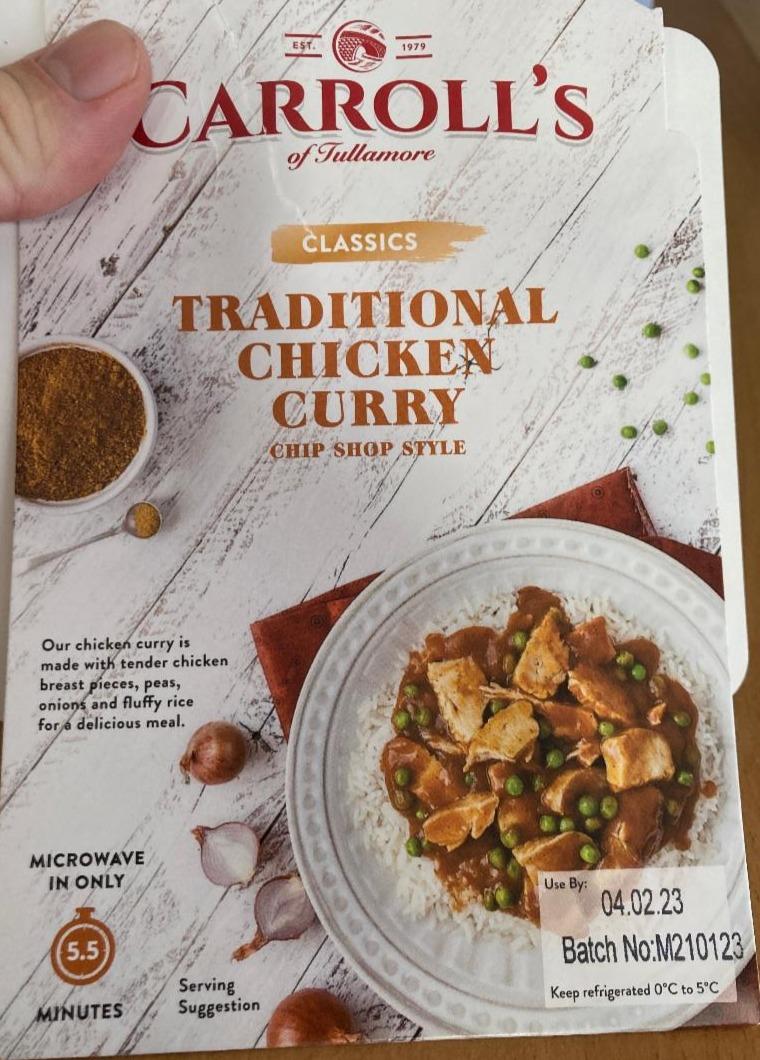 Fotografie - Classics Traditional Chicken Curry Carroll's of Tullamore