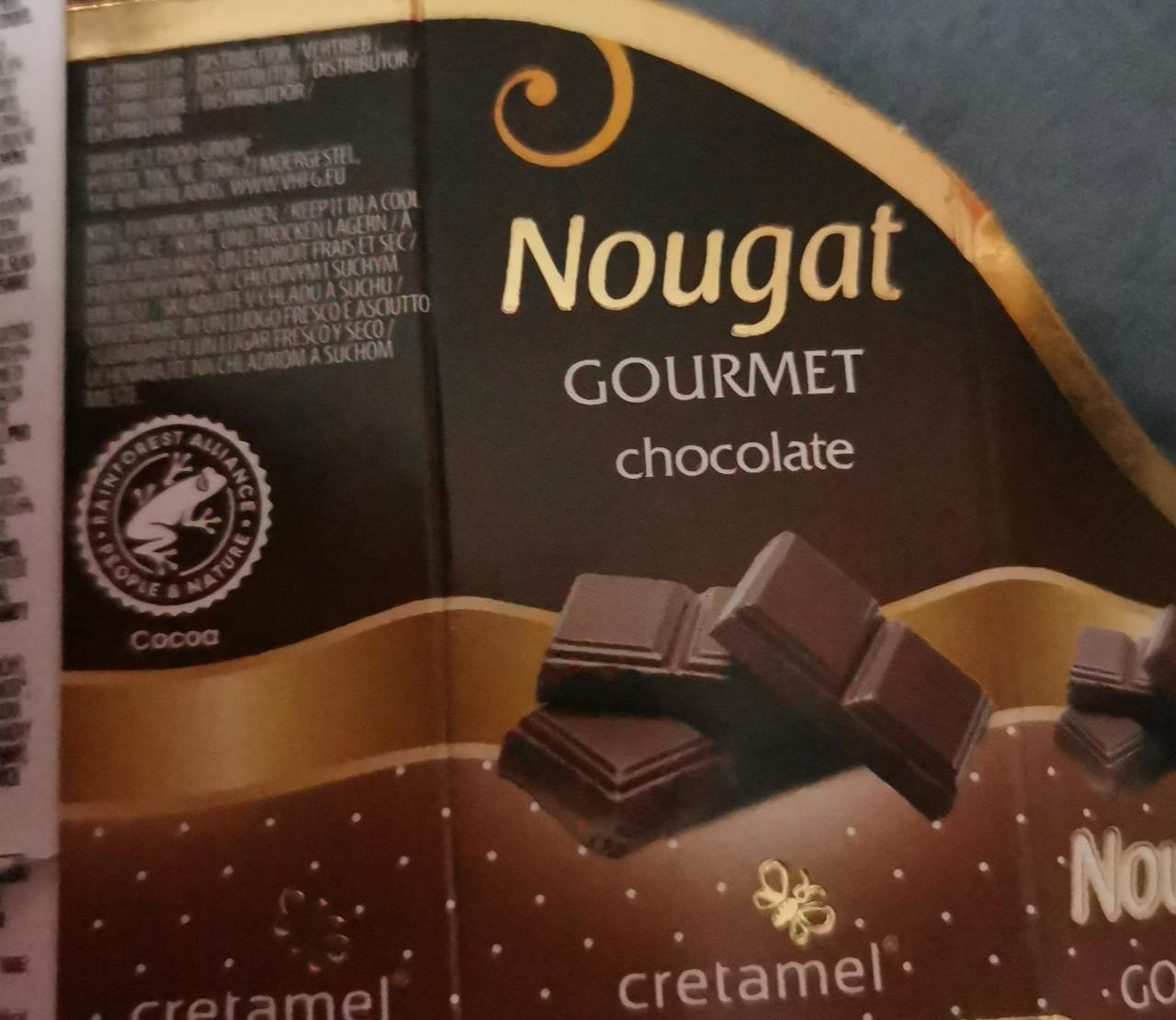Fotografie - Cretamel nougat gourmet chocolate