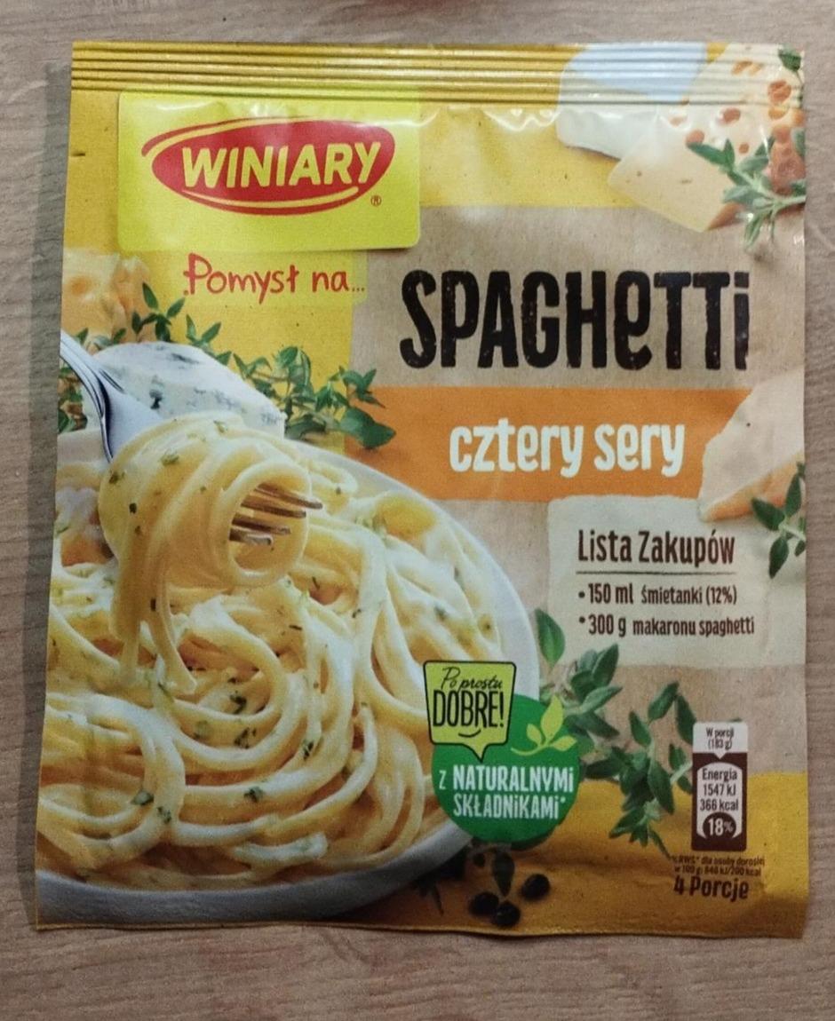 Fotografie - Spaghetti cztery sery WINIARI