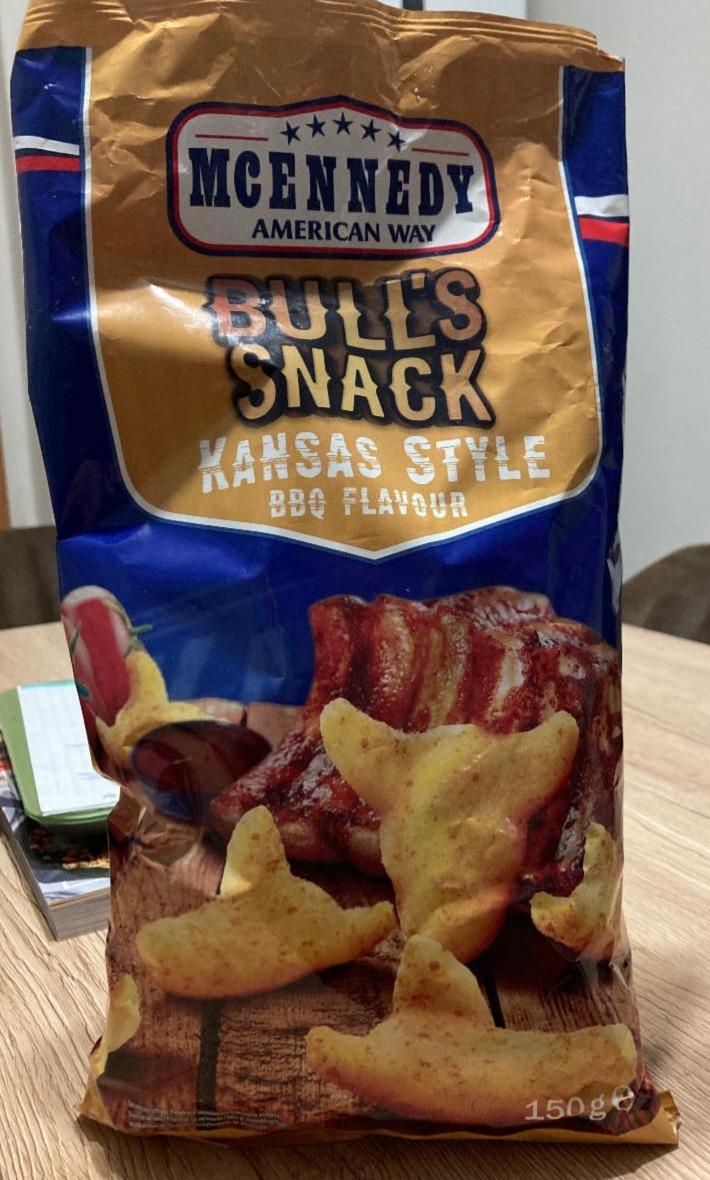 Fotografie - Bull's Snack Kansas Style BBQ Flavour McEnnedy American Way