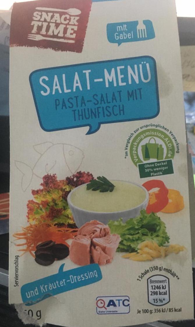 Fotografie - Salat-Menü Pasta-Salat mit Thunfisch Snack time
