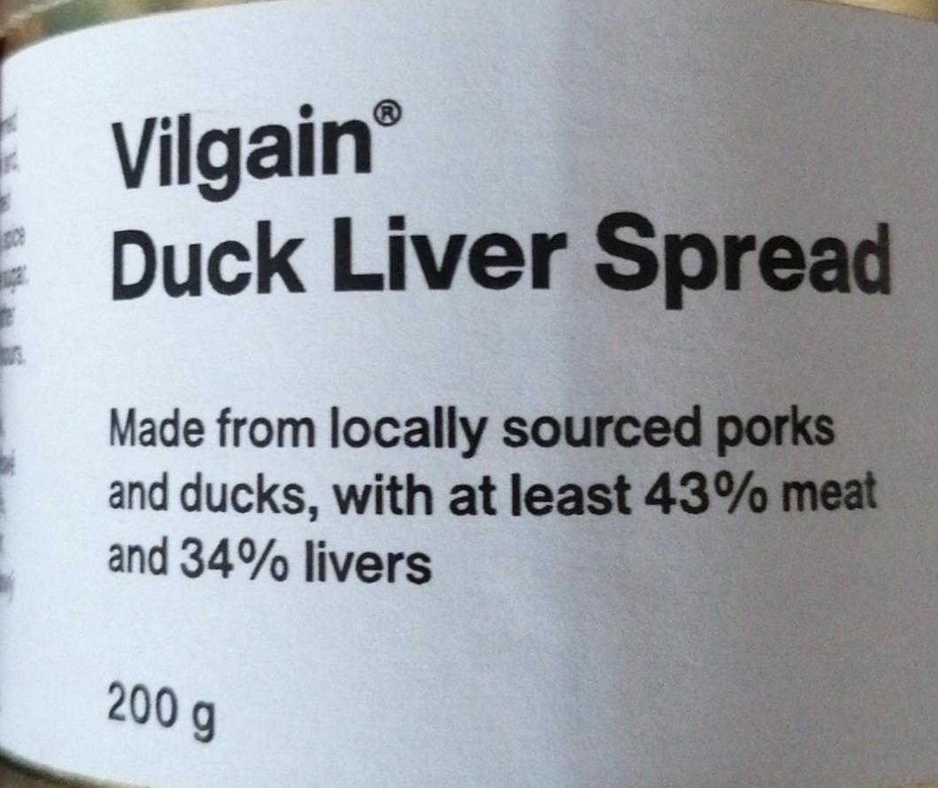 Fotografie - Duck liver spread Vilgain