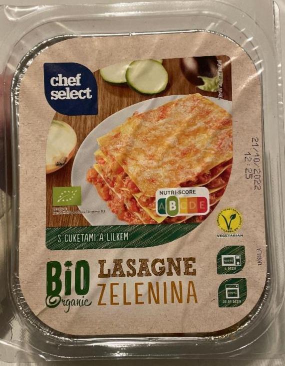 Fotografie - Bio Organic Lasagne zelenina Chef Select