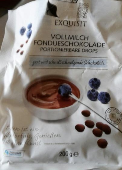 Fotografie - Vollmich Fondueschokolade Exquisit