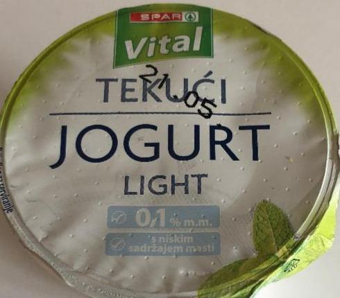 Fotografie - Tekući Jogurt Light 0,1% Spar Vital