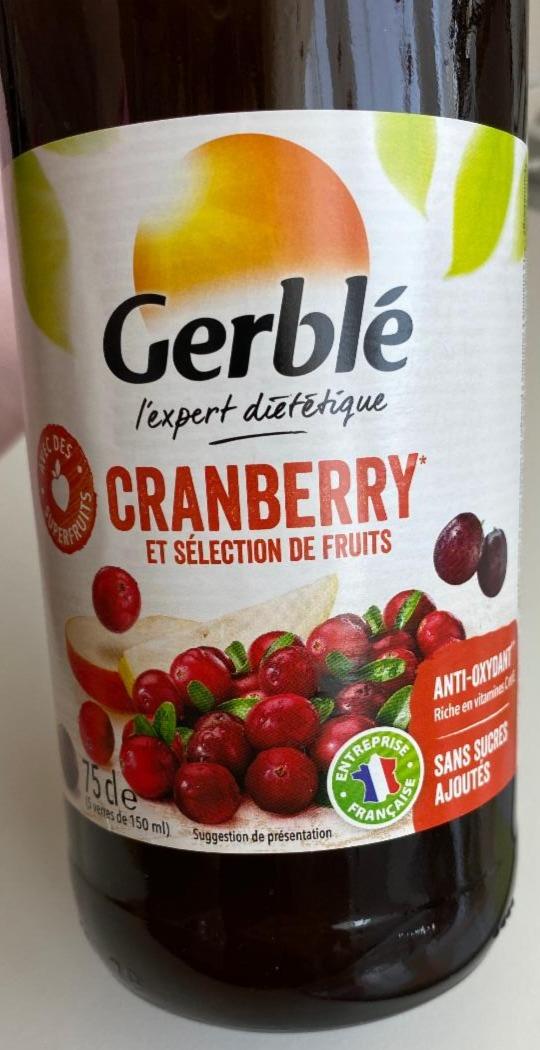 Fotografie - Cranberry et sélection de fruits Gerblé