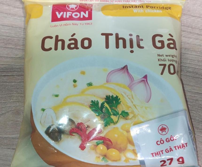 Fotografie - Cháo Thịt Gà Instantní kaše s kuřecím masem Vifon