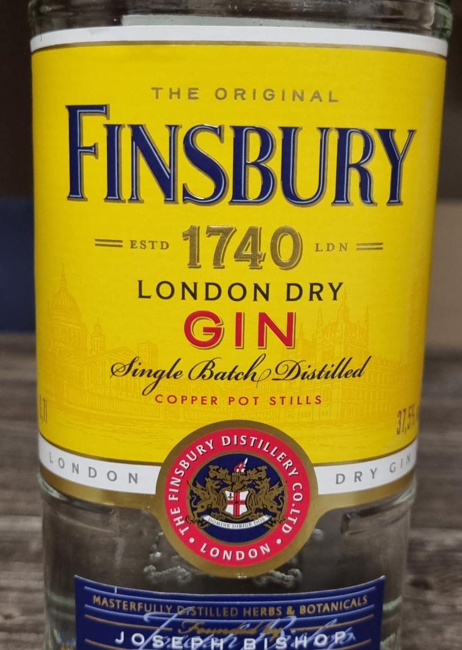 Fotografie - London dry gin Finsbury
