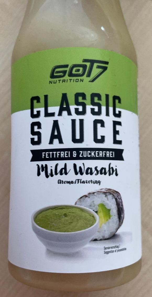Fotografie - Classic Sauce Mild Wasabi Got7 Nutrition