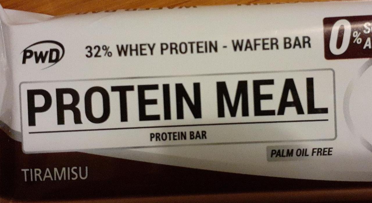 Fotografie - Protein meal protein bar tiramisu PWD nutrition