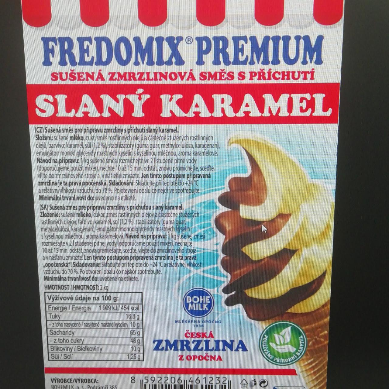 Fotografie - Točená zmrzlina Opočno Slaný karamel Bohemilk